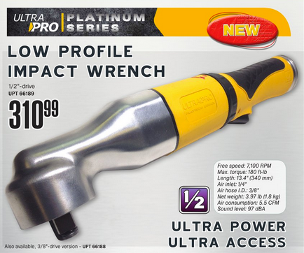 New Ultra Pro Platinum Series Low Profile Impact Wrench