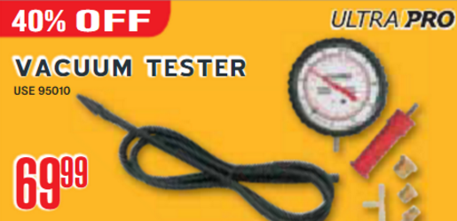 40% Off Vacuum Tester